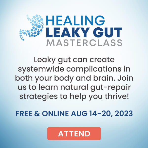 Healing Leaky Gut Master Class. Free and Online August 14 to 20, 2023